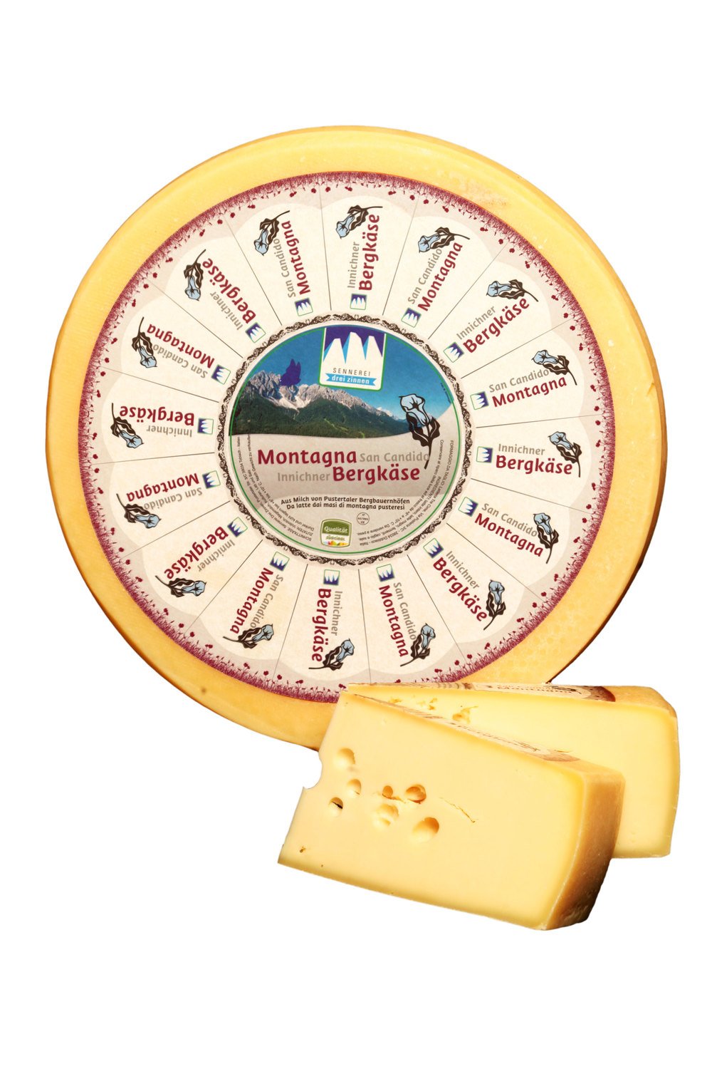 Innichner Mountain Cheese loaf APPR. 11 kg. - Dairy Three Peaks