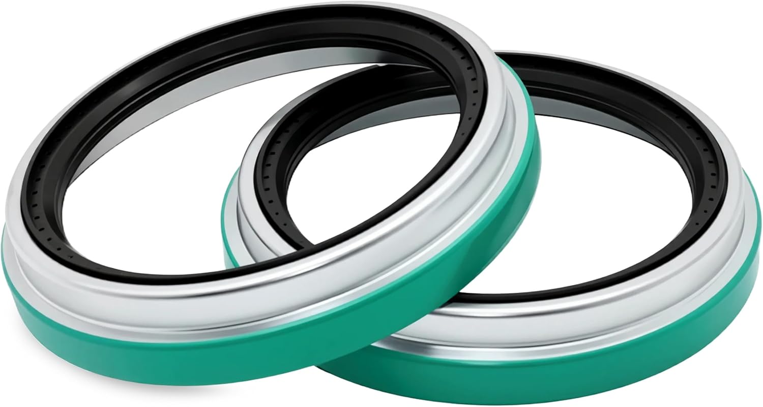 2 Pcs Wheel Seal Drive Shaft Compatible with Freightliner Kenworth Peterbilt Navistar Volvo Semi Truck Replacement for 393-0173 47692 47691 47697 3941956 6819970546