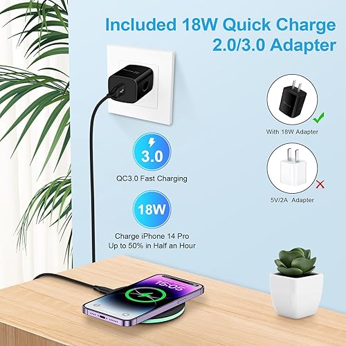 Miniatura 2 de Cargador inalámbrico Samsung con almohadilla de carga rápida para Samsung Galaxy S24 S23 FE Ultra S22 S21 S20 Z Fold5,15W estación de carga