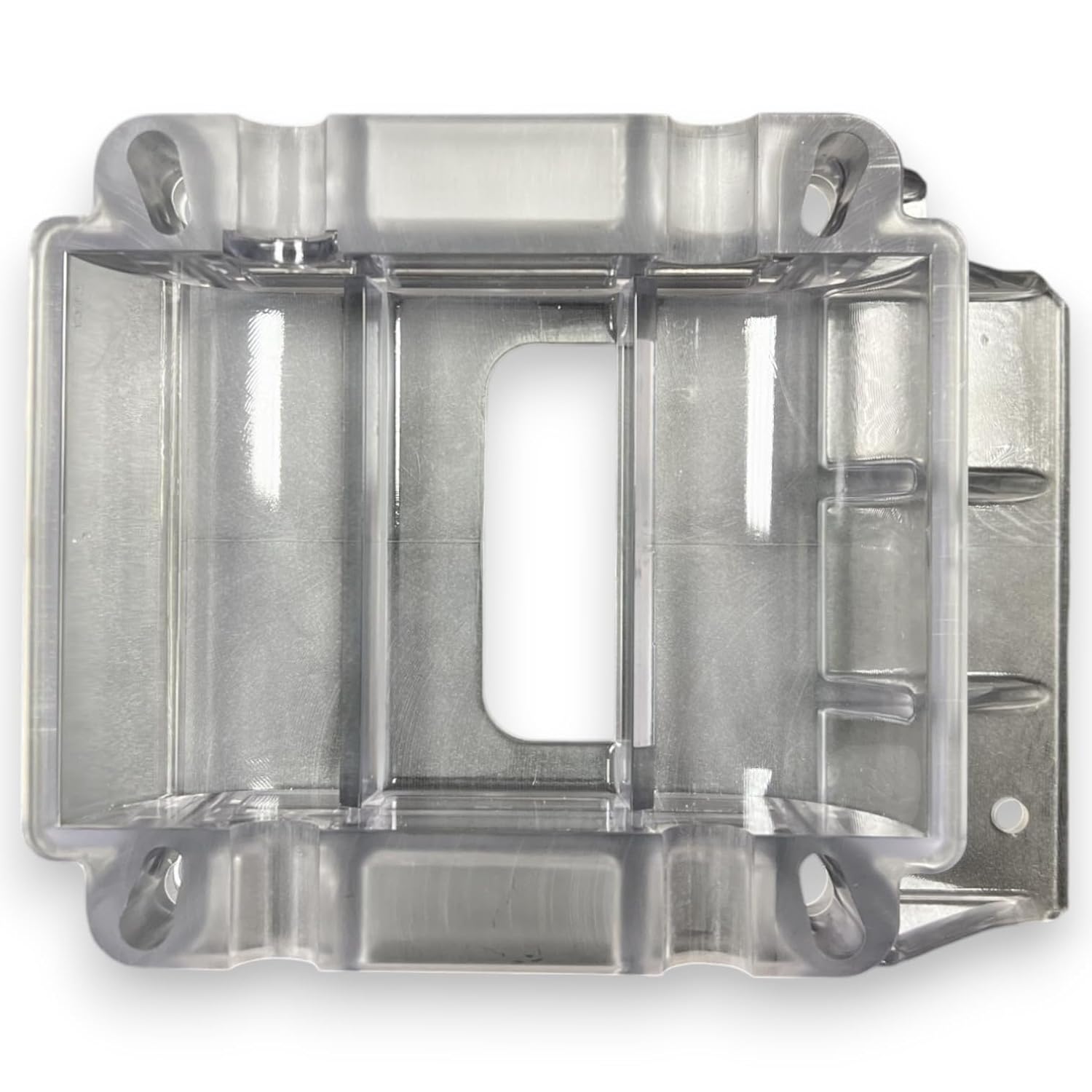 ALFA HOL047C Hollymatic 2047 Hopper Bottom | 5-Ounce Plastic Hopper Bottom for Hollymatic Super 54 Patty Makers