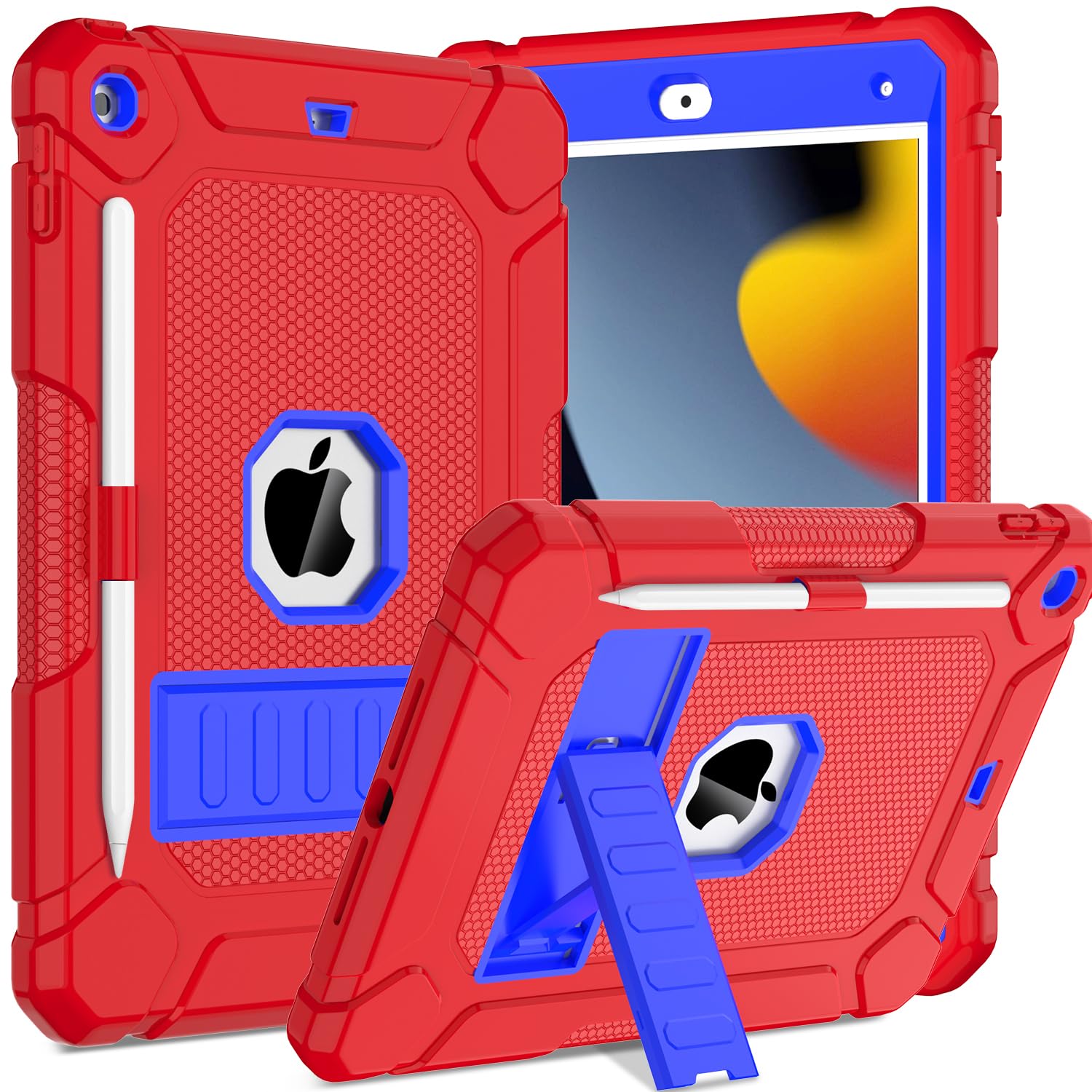 BMOUO Case for iPad 9th 8th 7th Generation (iPad 10.2 inch, 2021/2020/2019)