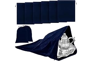 Ferraycle Silver Storage Bags Oversized for Storage