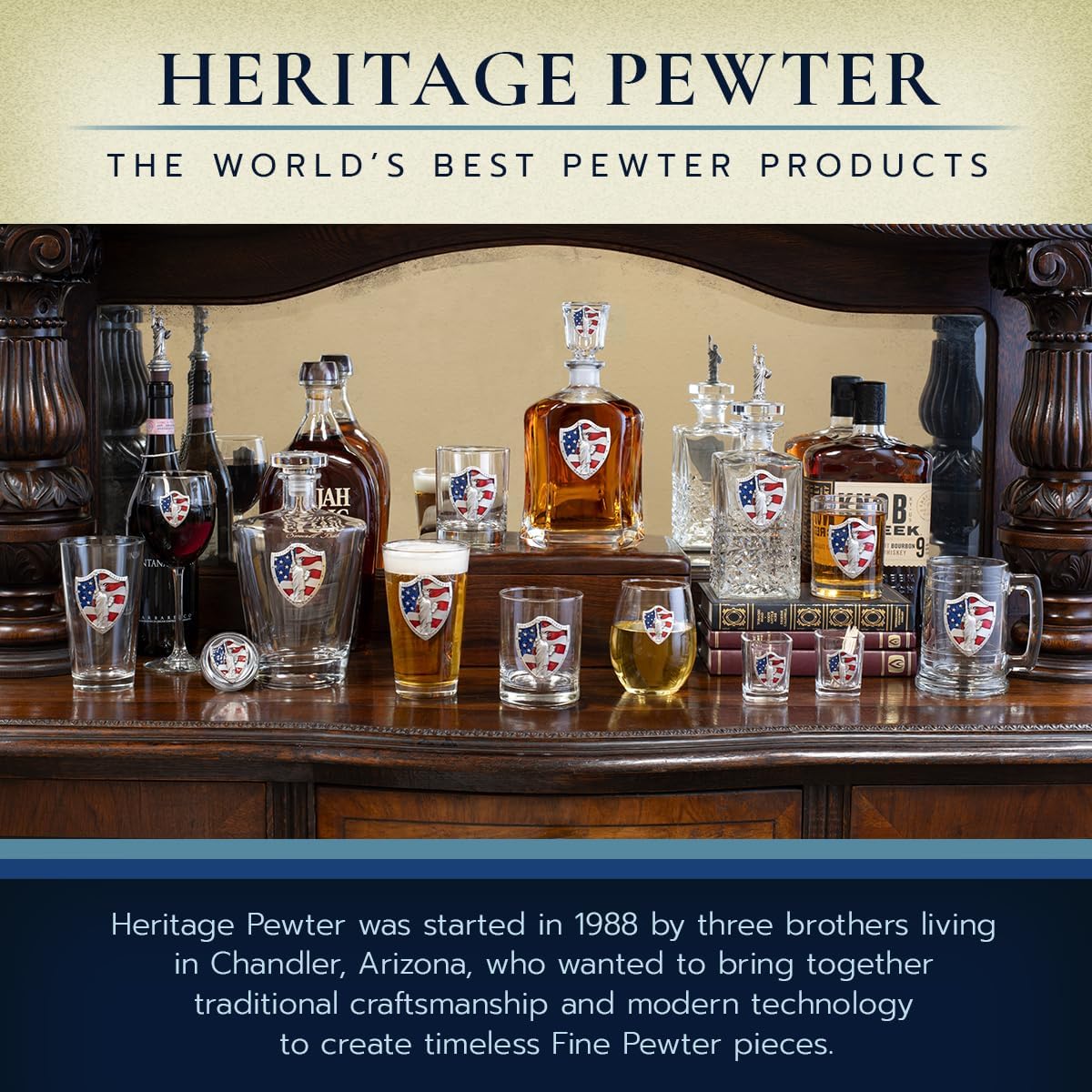 Heritage Pewter 45th US President Donald Trump Wine Bottle Stopper | MAGA Bottle Topper for Wine, Liquor | Expertly Crafted Pewter Reusable Wine Cork with Gift Box