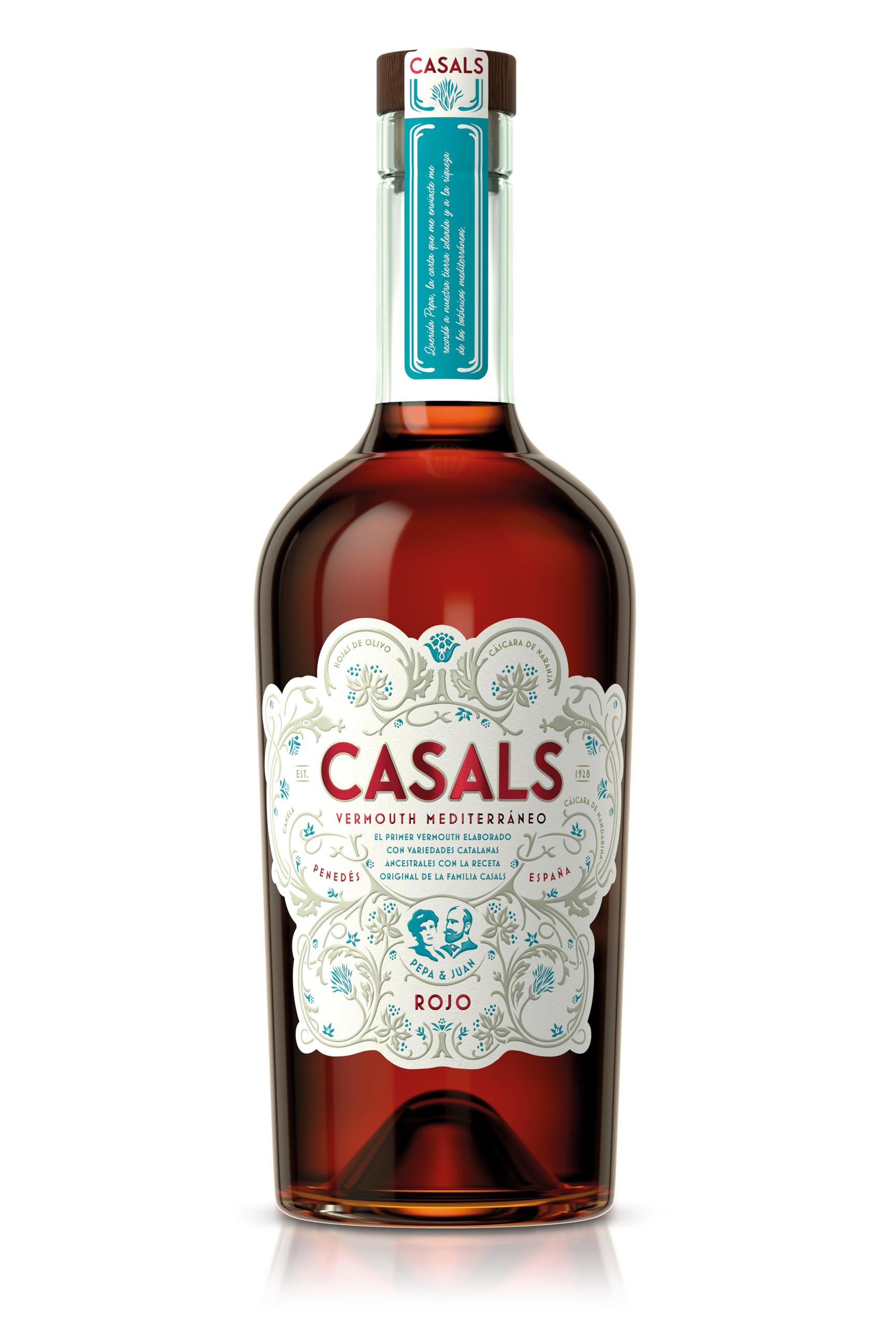 Casalas Vermouth | One-of-a-kind sweet rojo vermouth | Infused with over 20 botanicals | 70cl | 16% ABV
