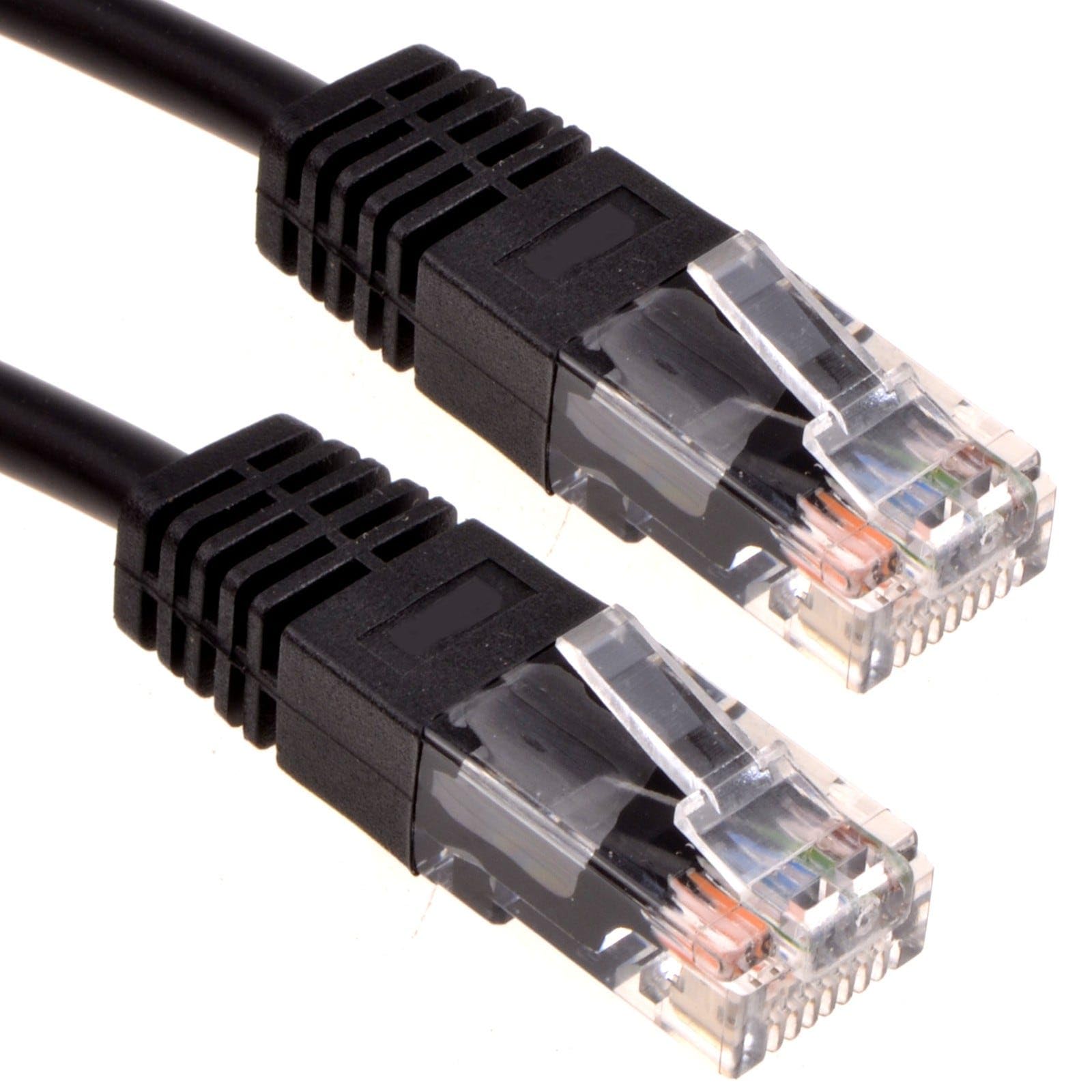 Cat-5E Ethernet Patchkabel 0,5 m – Schwarz