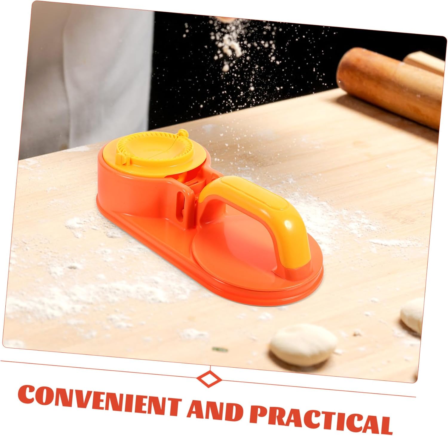 Plastic Dumpling Wrapper Mold Dumpling Maker Machine Manual Press for Diverse Dough