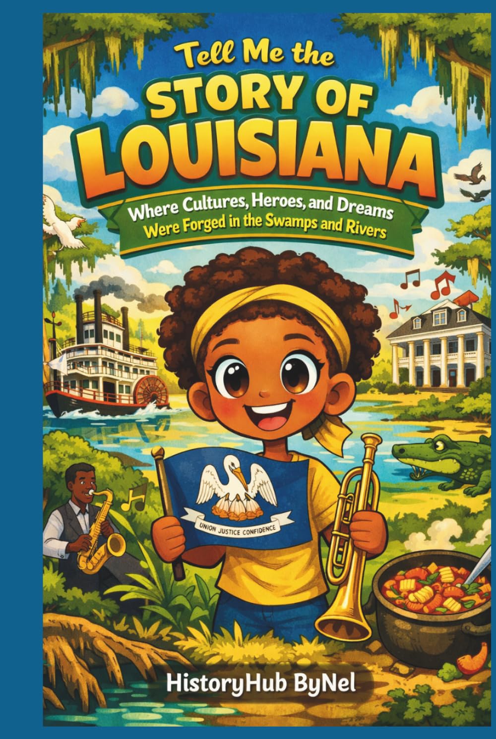 Tell Me the STORY OF LOUISIANA: A Fun History Book for Curious Kids: Where Cultures, Heroes, and Dreams Were Forged in the Swamps and Rivers (Collection of State Histories of the USA)