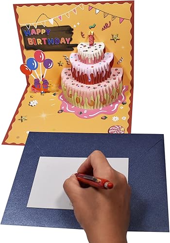 Miniatura 5 de Magic Ants Tarjeta de feliz cumpleaños  Divertida tarjeta de felicitación desplegable 3D, tarjetas emergentes en 3D, tarjetas de cumpleaños para