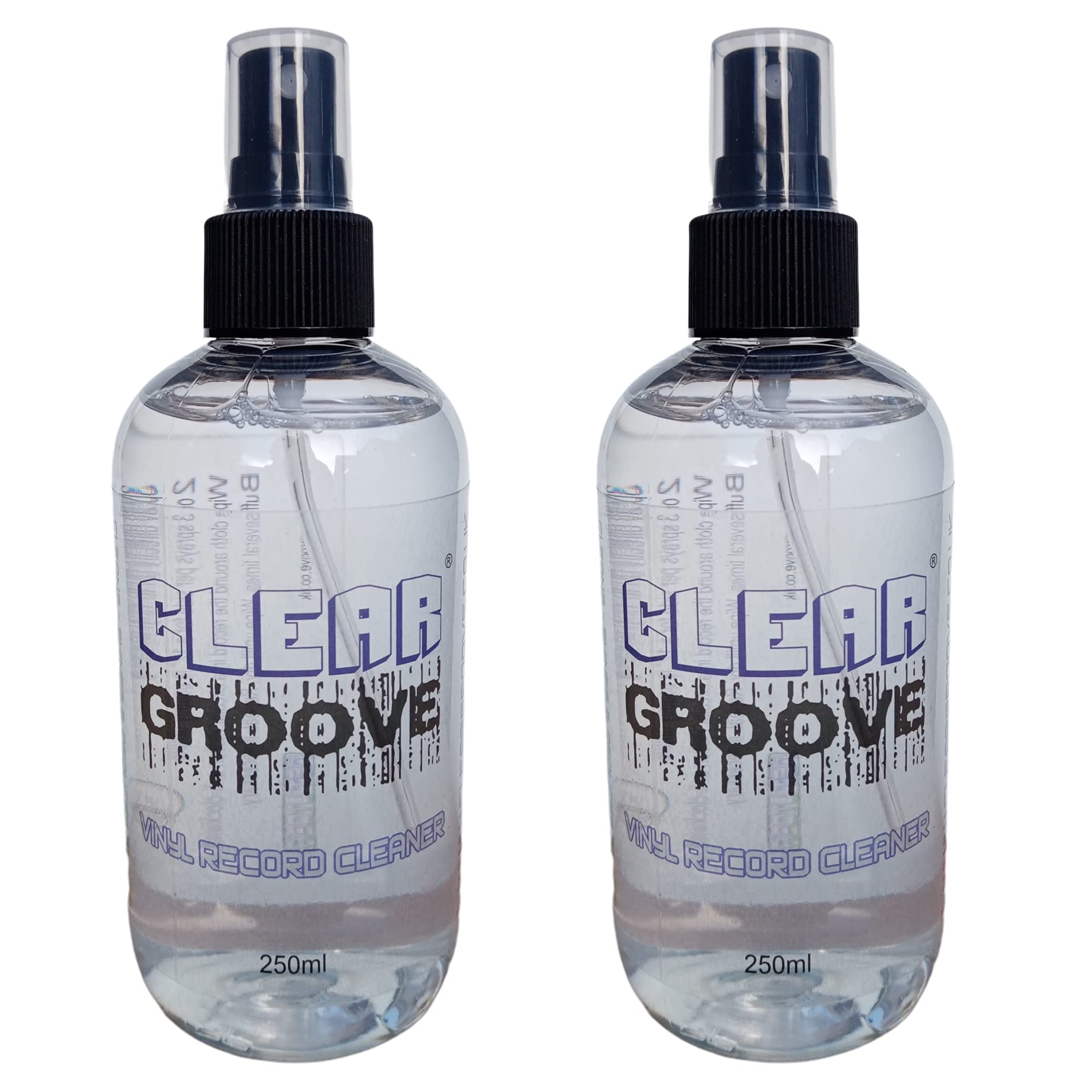 Clear Groove - Record Cleaning Fluid - Twin Pack - 2 Bottles of 250ml
