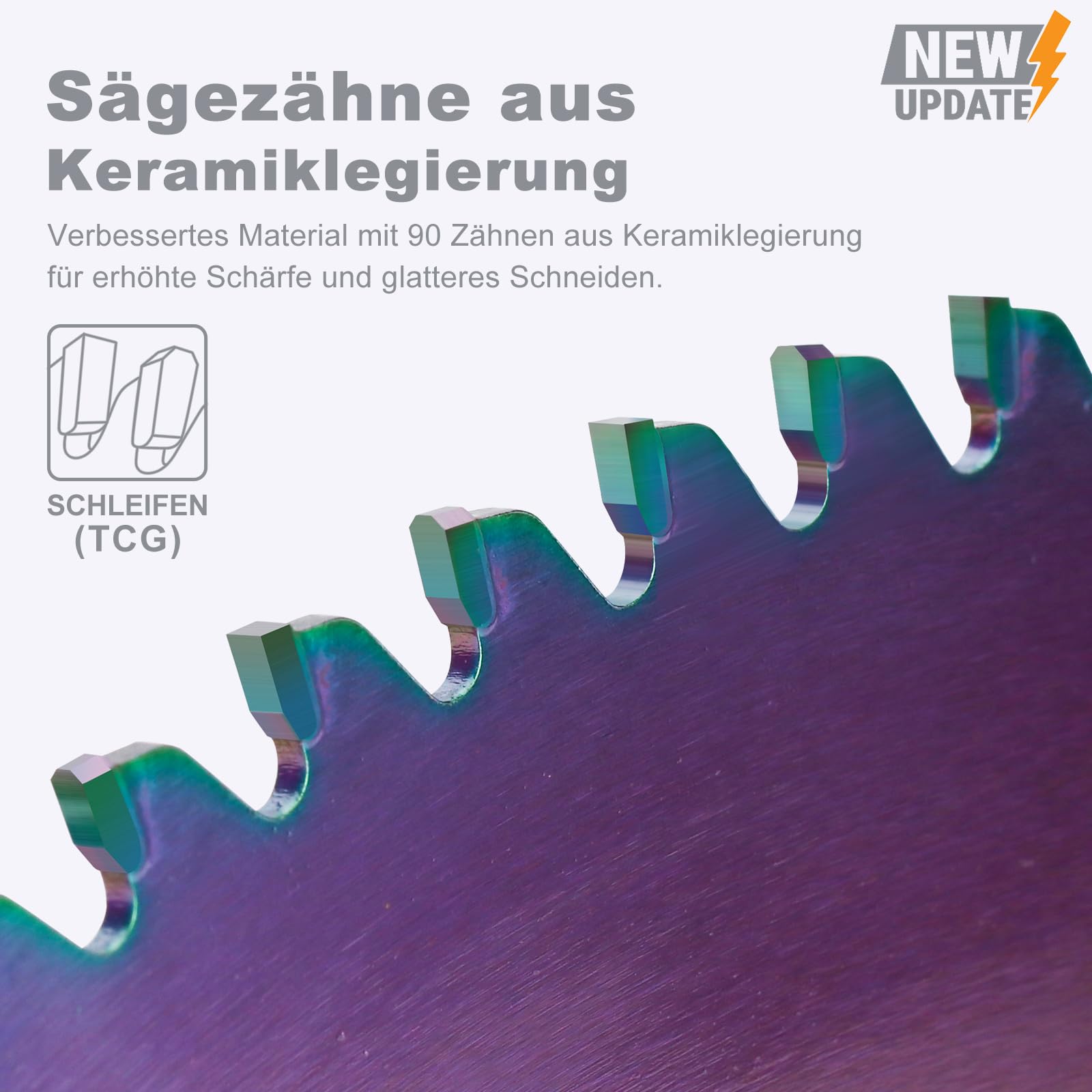 HM - Lama per sega circolare, 355 x 25,4 mm, 90 denti, per metallo, acciaio, ferro, rivestimento ULTRA, taglio preciso per sega circolare da tavolo, sega, troncatrice
