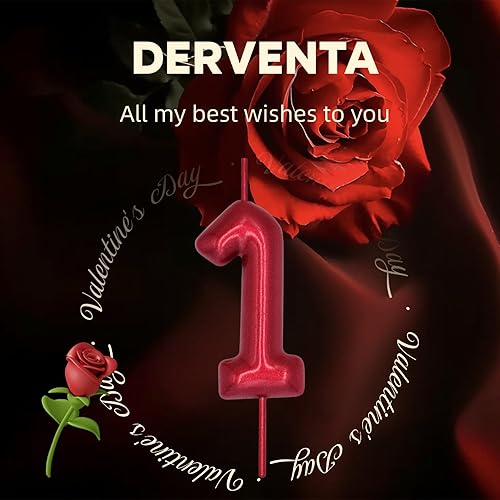 Miniatura 8 de DERVENTA Velas de cumpleaños con números azules de 2.36 pulgadas, decoración para tartas de fiesta, 1 pieza (número 10 azul)