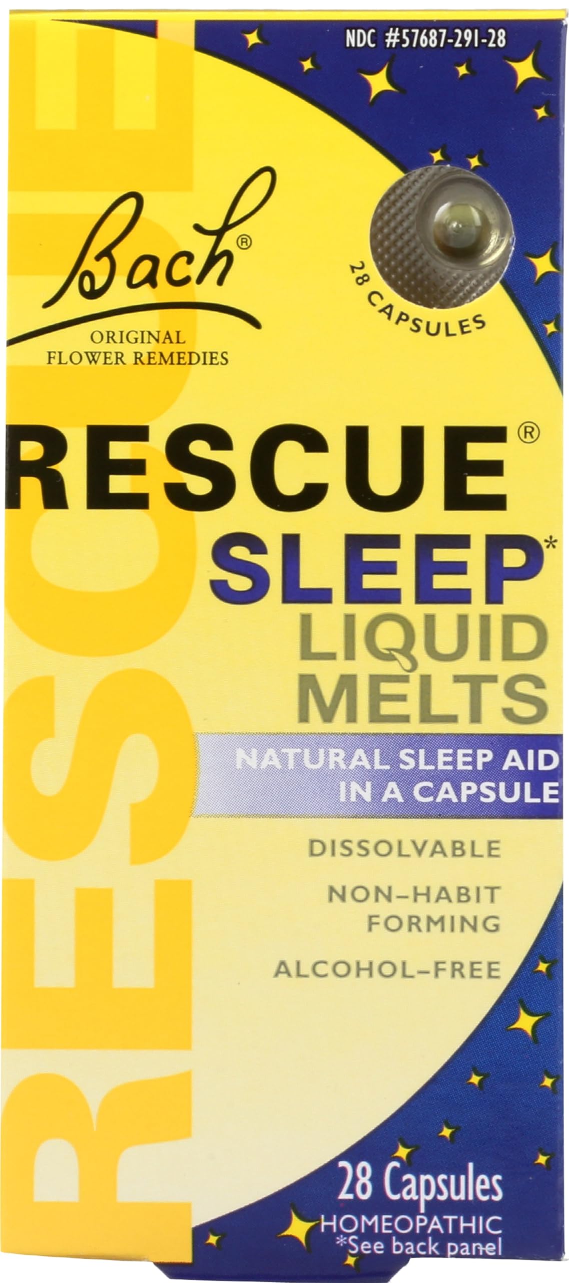 Rescue Night Liquid Melts 28 Capsules