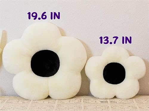 Miniatura 5 de CZQAGCL Cojín de cojín en forma de flor, cojín de asiento, bonita decoración de habitación, almohada de felpa para dormitorio o sofá (13.7 pulgadas,