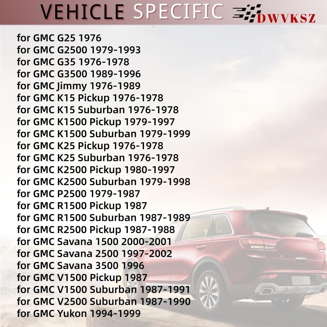 Replace Rear Drum Brake Hardware Kit for Chevrolet C1500 Suburban 5.7L 1995 1996 1997 1998 1999, for C2500 Suburban 5.7L 1992 1993 1994 1995 1996, for GMC Jimmy 1976-1989, 1 Pack