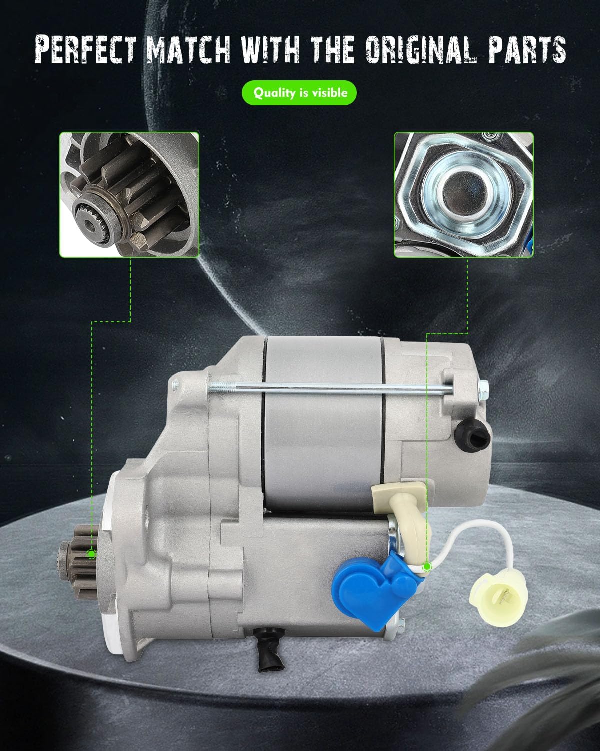 SCITOO Starters 18277 fit for Carrier TRANSICOLD Generator Set RG15 UG15 & Trailer Unit Genesis