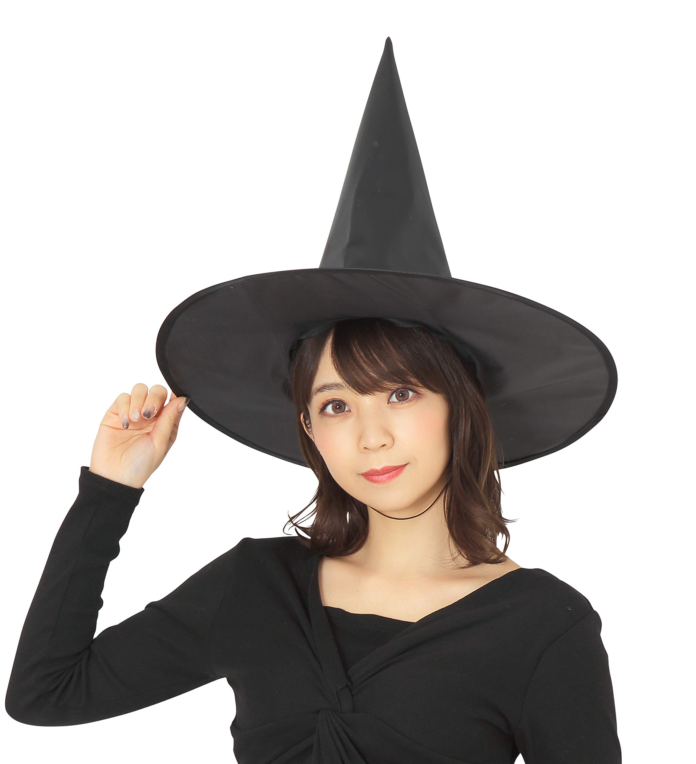 クリアストーン(Clearstone) コスプレ ハロウィン アングルハットウィッチ 大人 ユニセックス ブラック