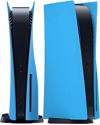 Joso Faceplate for PS5 Disc Edition, Anti-Scratch Dustproof Case Replacement, Cover Skin Compatible with PS5 Console with a Disc Drive, Plates for PS5 Accessories, Starlight Blue - Standard Version