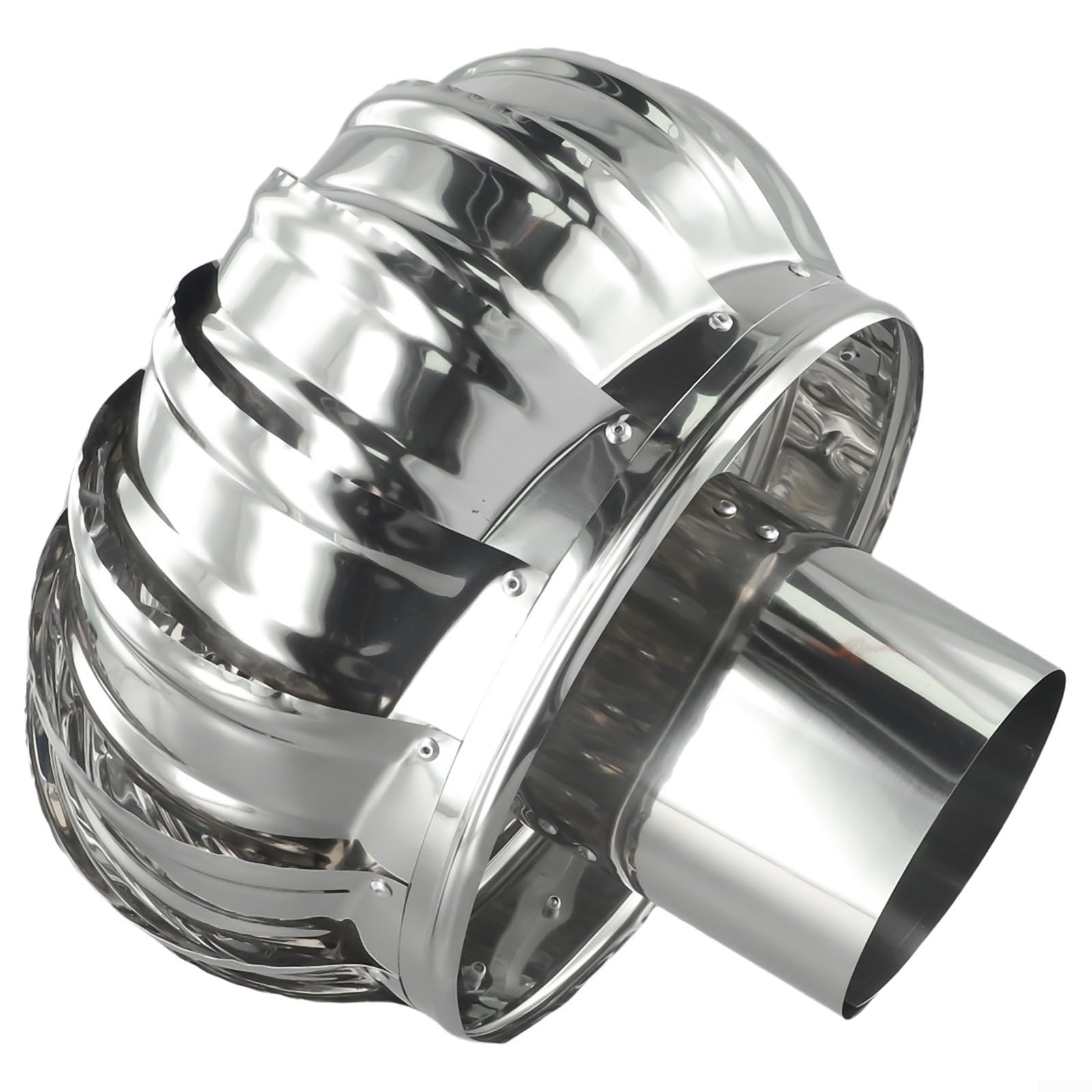 Chapeau de cheminée rotatif en inox pour conduit de fumée de toit