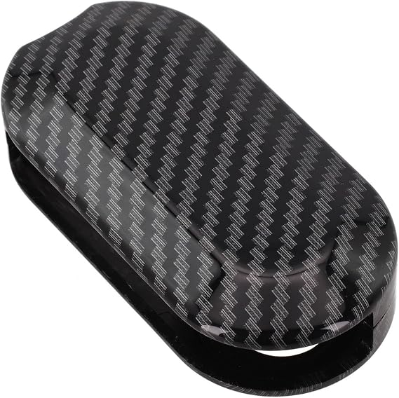 For Abarth Key – Carbon Protective Car Abs Fiber For Doblo Cover for Plus 500 For Ducato Key Cover with Snug Fit Punto Scratch-resistant Black Finish