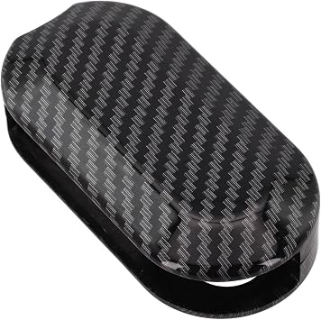For Abarth Key – Carbon Protective Car Abs Fiber For Doblo Cover for Plus 500 For Ducato Key Cover with Snug Fit Punto Scratch-resistant Black Finish