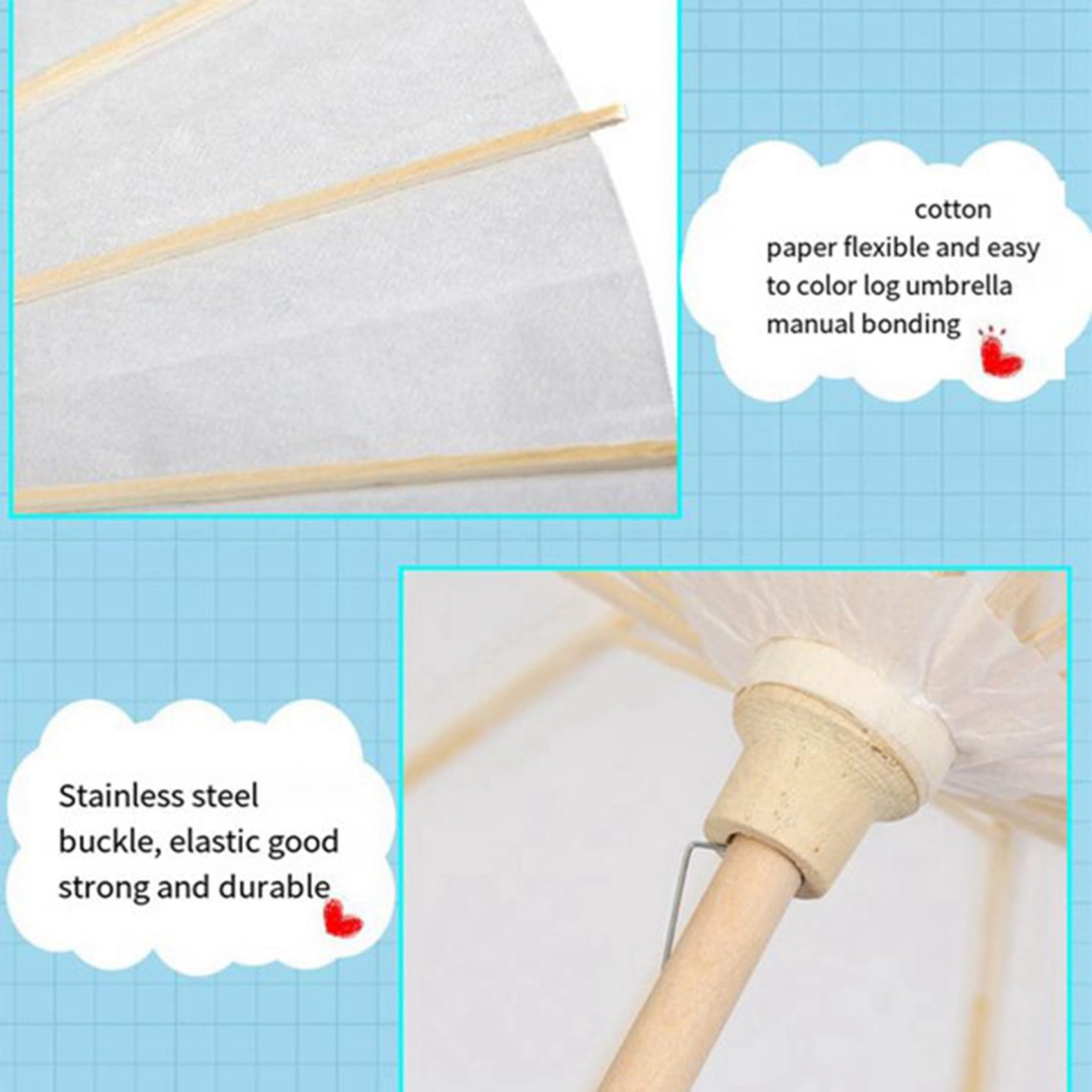 40 Stück Papier-Sonnenschirme für Hochzeiten, Party-Geschenke, 60 cm, Bambus-Schirme für Tischdekorationen bei Brautpartys, Foto-Requisiten
