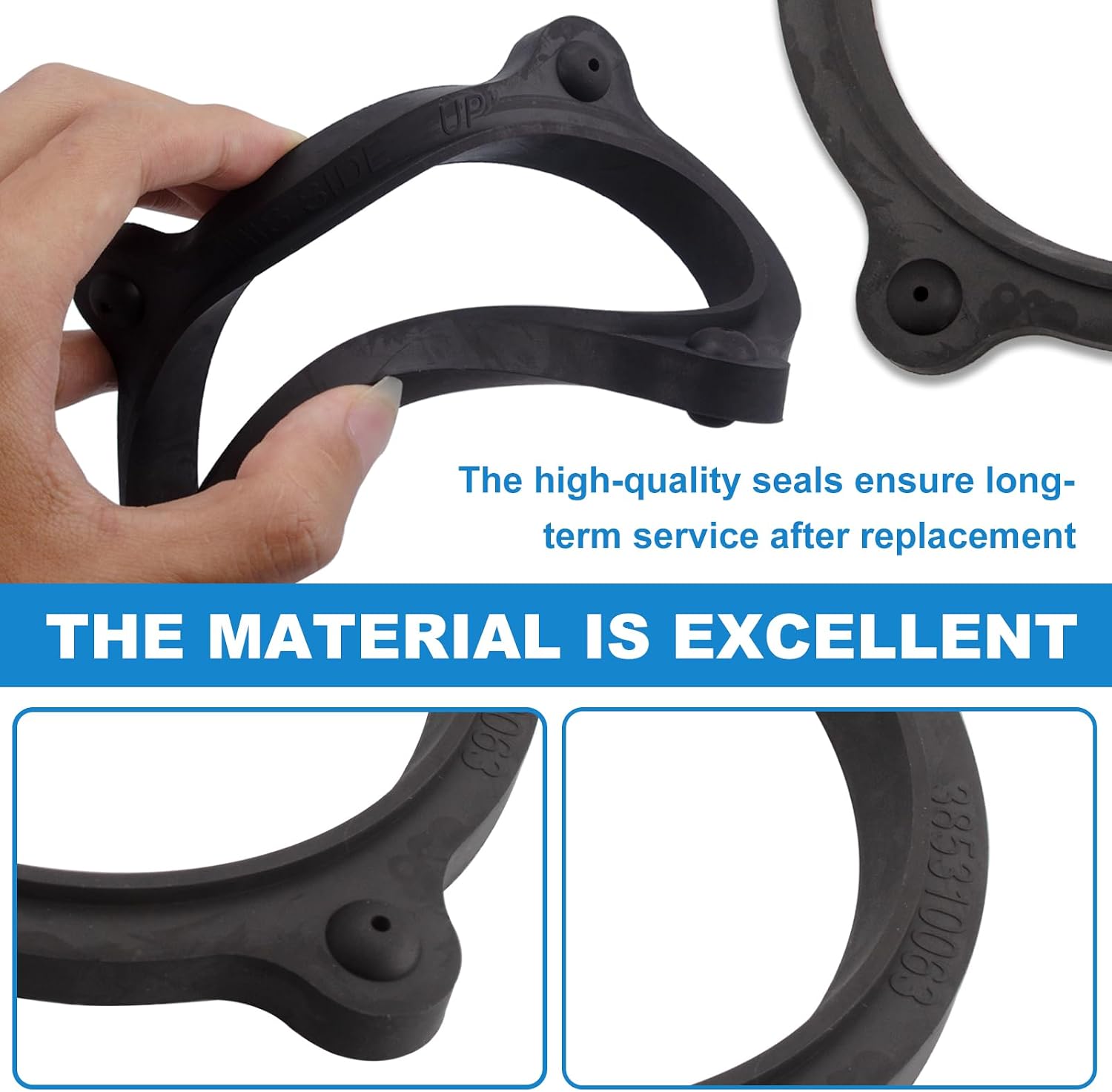 385310063 Seal and Mounting Kit Replacement for Dometic RV Toilet SE341549 Floor Flange,SelectToilet Floor Flange Seal Kit for Dometic/Sealand 506+, 510+, 511H, 706, 806, 2010, 2011 Toilet