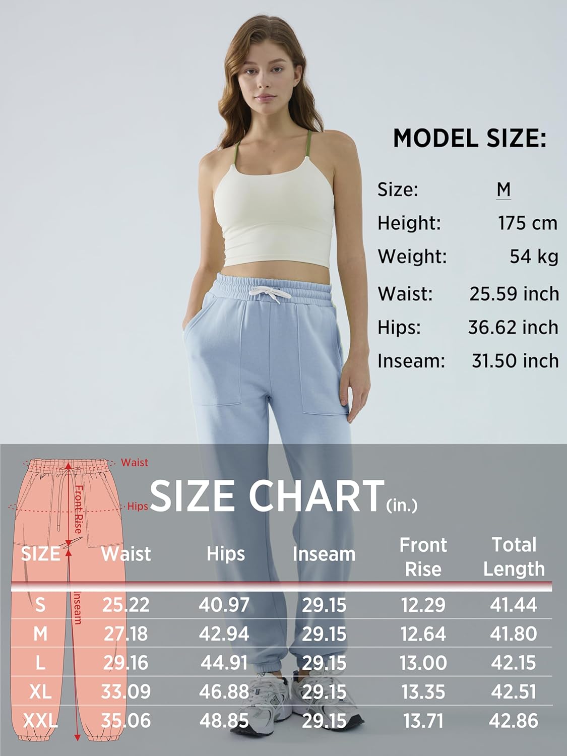 DITOK Sweatpants for Women 3 Pack, Fleece Lined Athletic Joggers with Pockets, Baggy Comfy Lounge Pants for Workout - Image 4