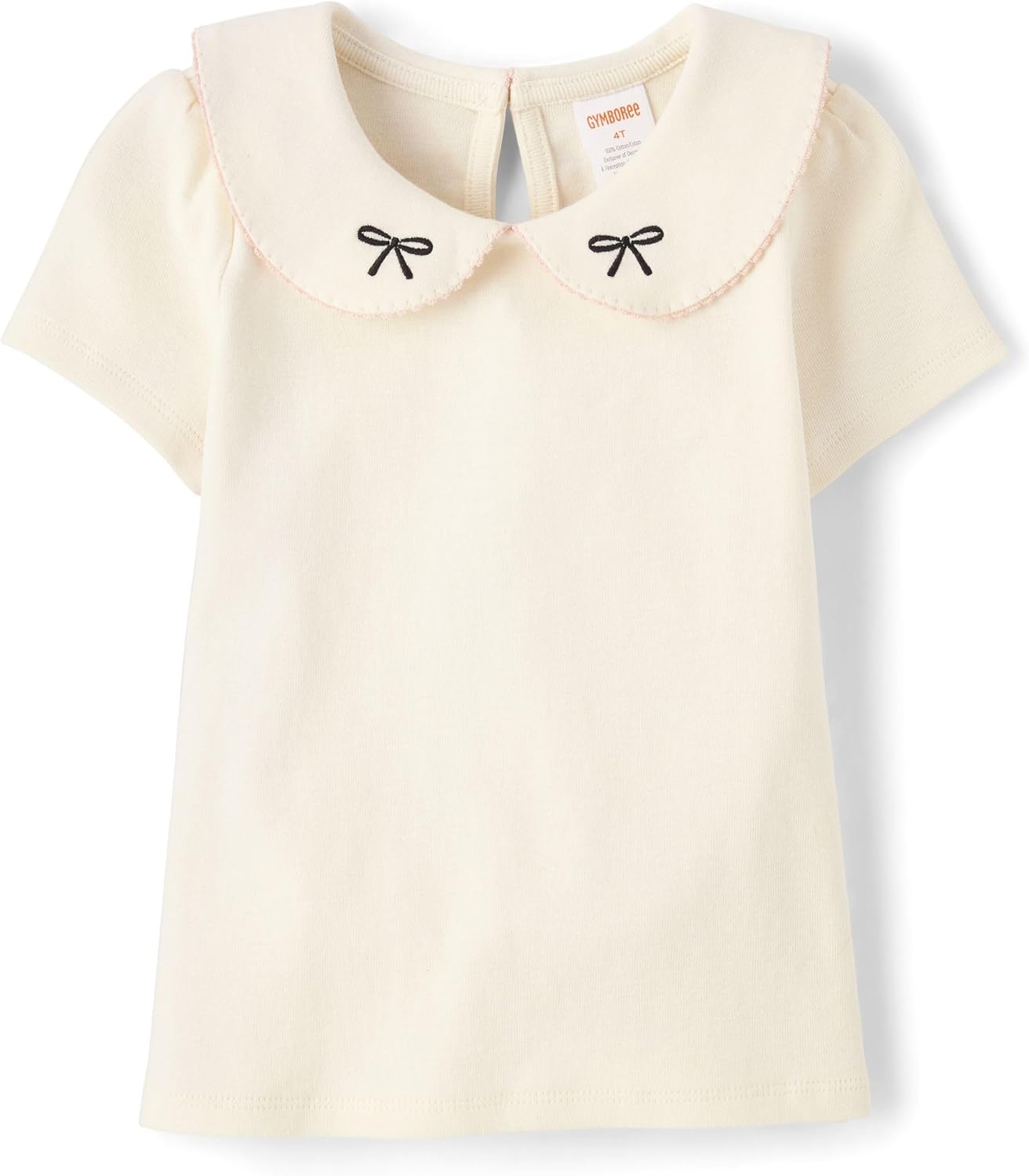 Gymboree Girls and Toddler Short Sleeve Peter Pan Collar Shirt