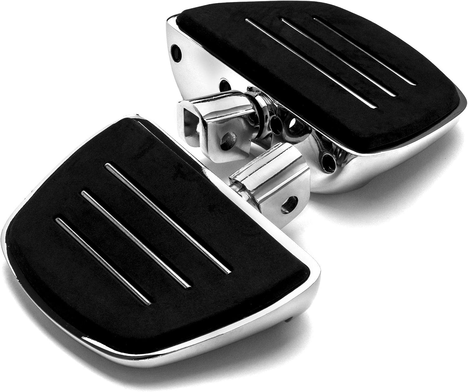 Krator Chrome Mini Board Floorboards Footpegs Compatible with Suzuki