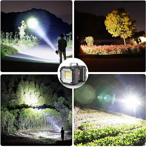 Miniatura 7 de AlpsWolf Linterna de camping con intermitente, linterna LED recargable, luz de campamento brillante portátil para emergencia, senderismo al aire