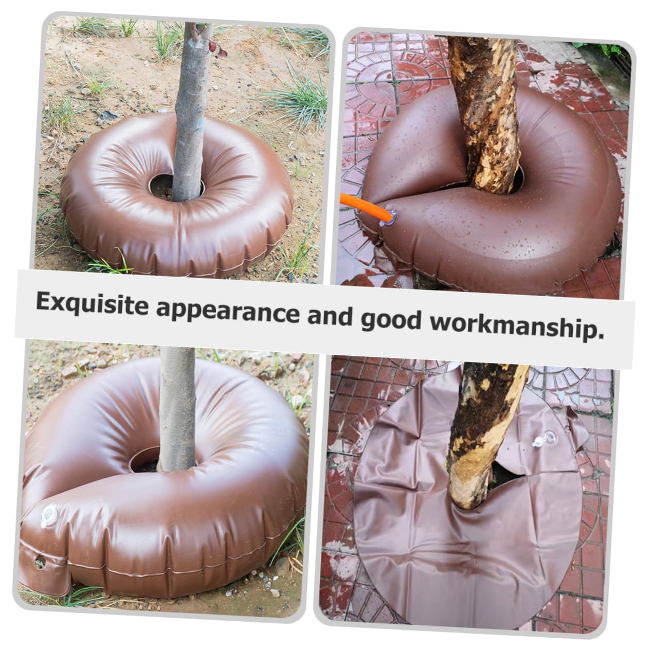 TOYANDONA 2piezas Bolsa De Riego por Goteo para Árboles De PVC Reutilizable para Jardín Ahorro De Agua Sistema De Irrigación Lento