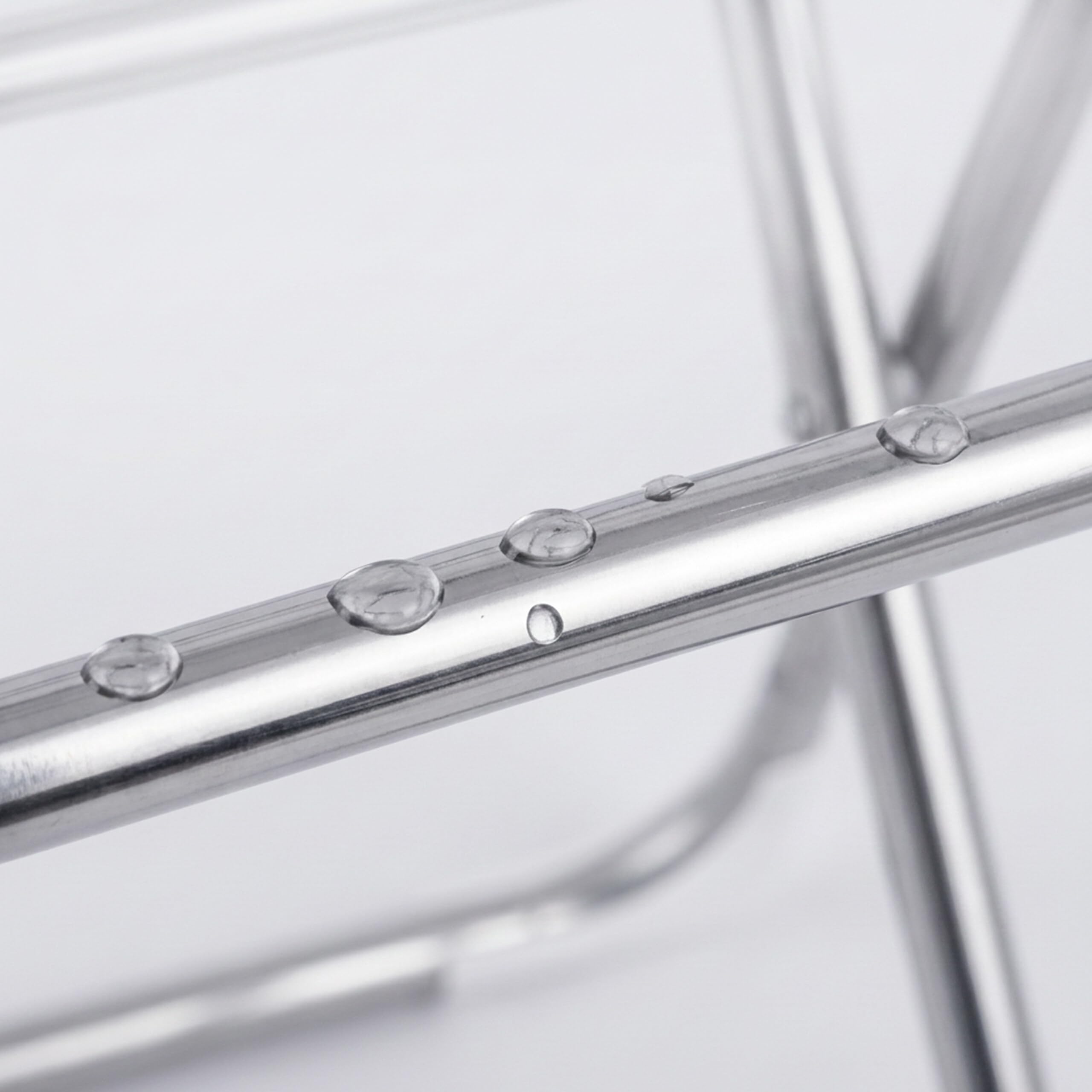 Relaxdays Porte-Serviettes H x L x P : 106,5 x 78,5 x 34,5 cm, Argent | inox brossé, 5 barres, sur pied, salle de bains