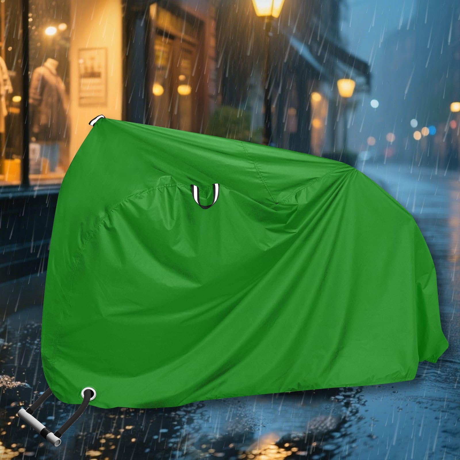 Copertura per bici da esterno verde resistente ai raggi UV per bici da strada accessori per bici