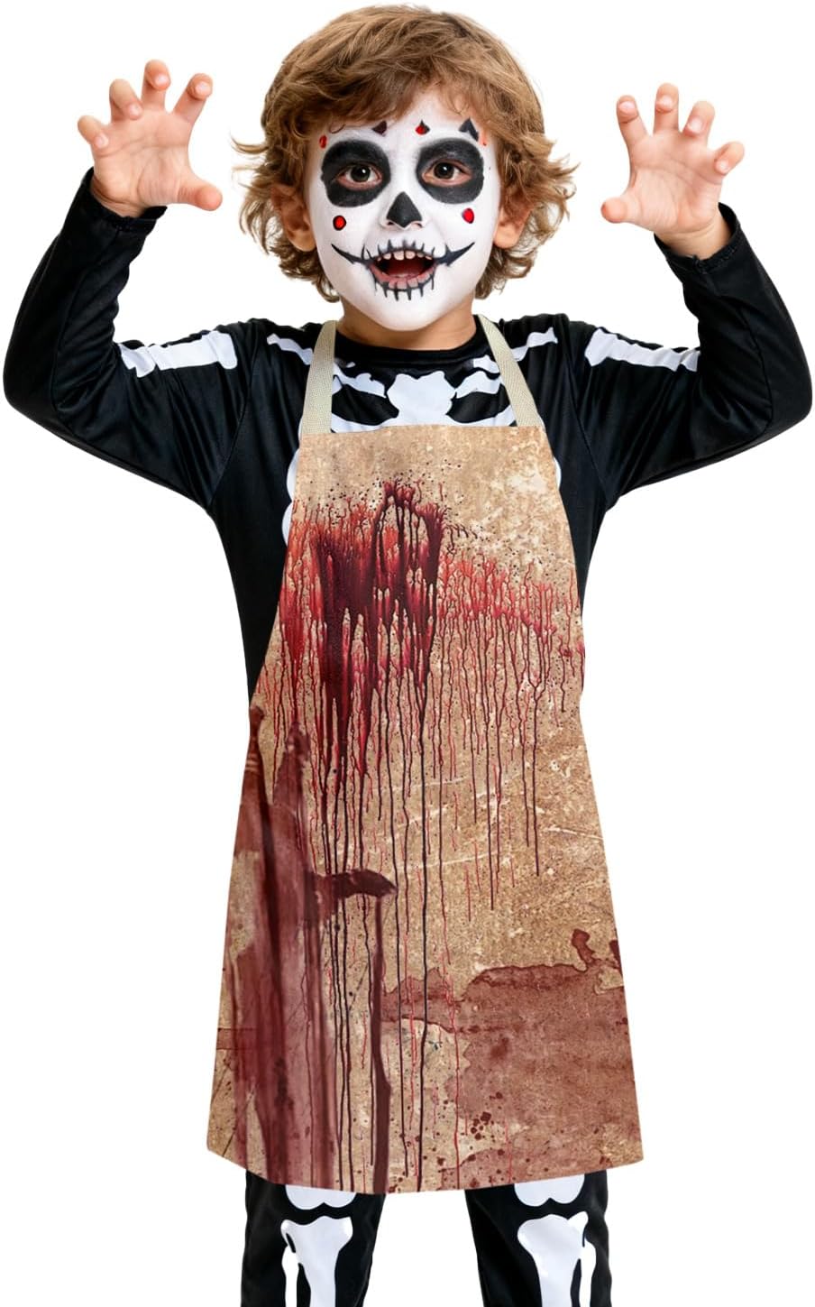 MERAGO Kids Apron Costume Prop for Girls Boys Cosplay Party Cooking Baking