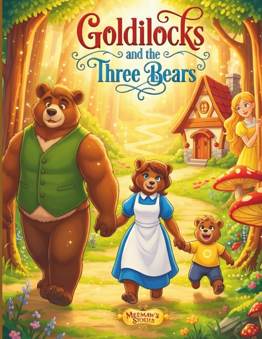 Goldilocks and the Three Bears: A Magical Retelling of the Classic Fairy Tale with Whimsical Illustrations for Kids
