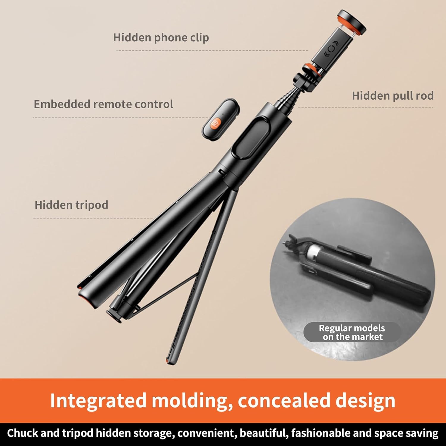 الاحترافي - حامل ثلاثي القوائم اوتوماتيكي قابل للتمدد 59 انش م... - view 5