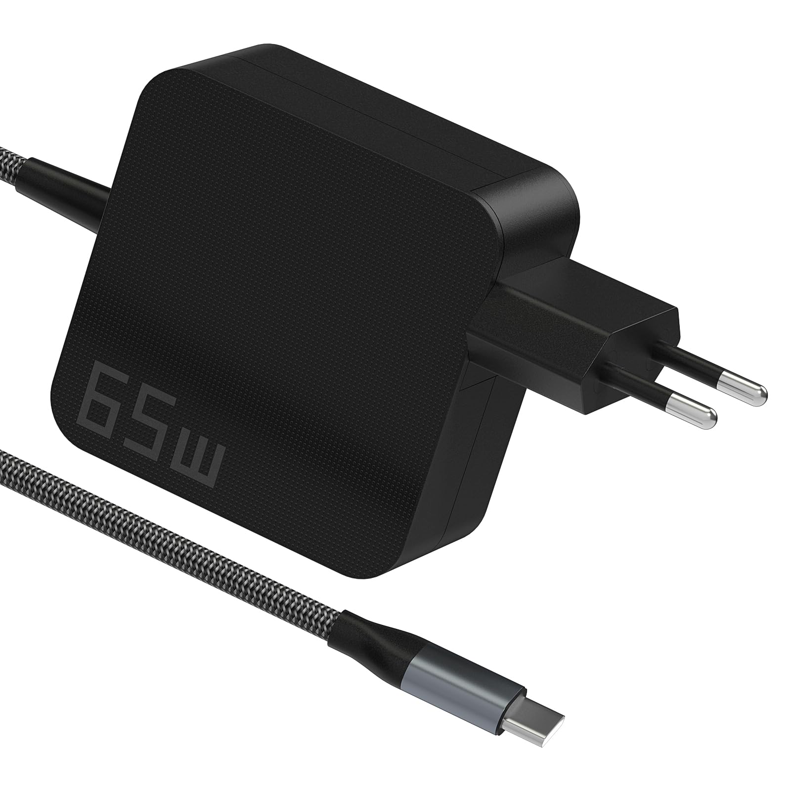 Cargador USB-C de 65W TecQuilious adaptador universal portátiles 8