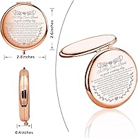 Vista 4 de UJIMS Espejo de maquillaje para nuera en el día de tu boda, regalo para novia de suegra, regalo para boda, regalo de despedida de soltera