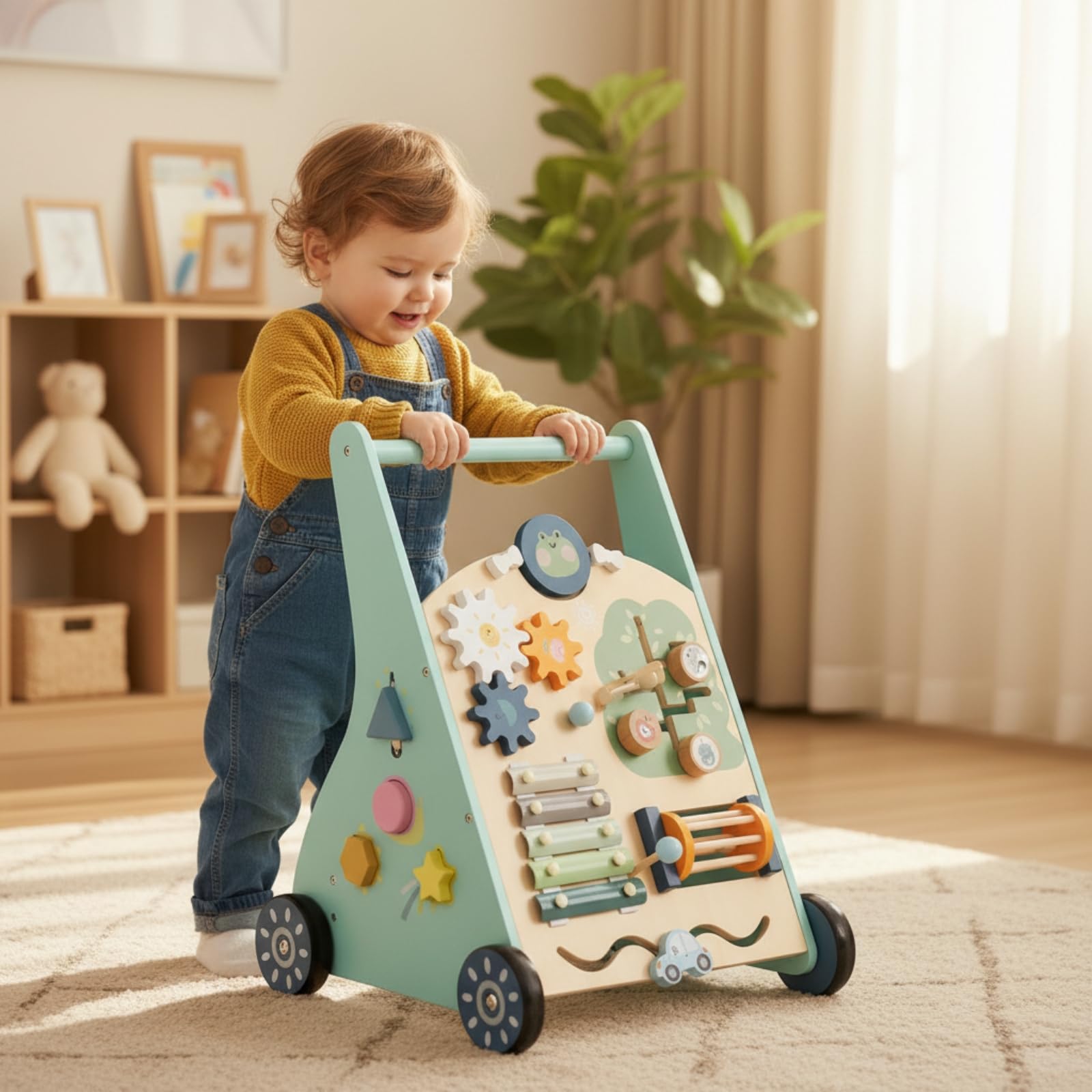 perfeclan Caminador Madera Didáctico | método educativo, caminador para con Actividades, Multifuncional, Casa,