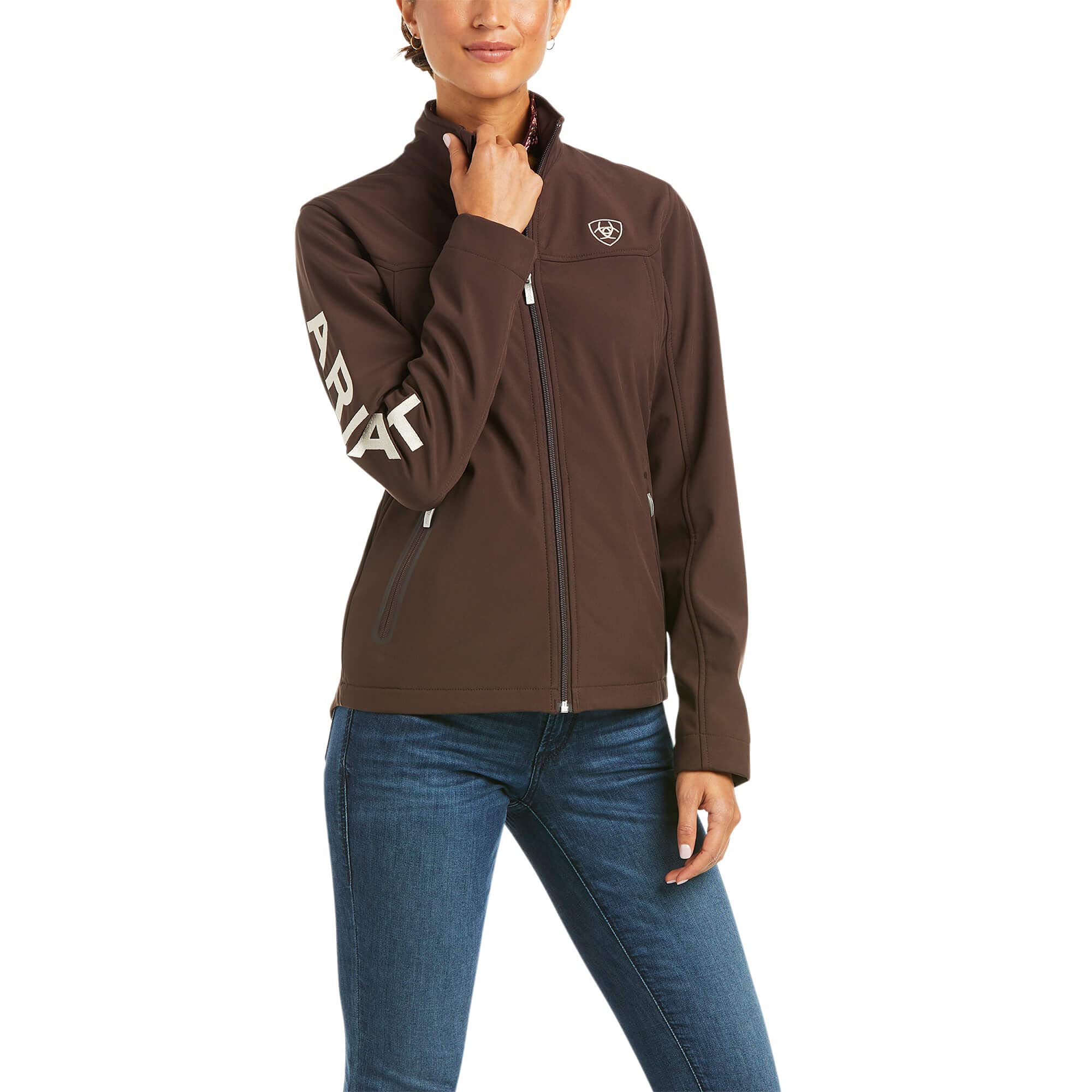 Ariat Women's New Team Softshell Jacket – Wind and Water Resistant Jacket