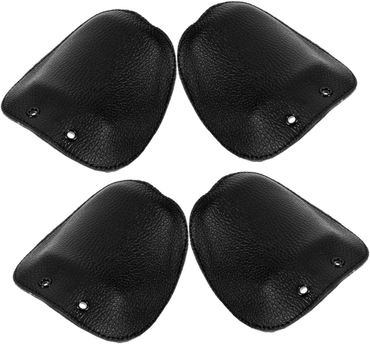 4pcs Cowhide Leather Metatarsal Safety Shoe Covers, Heat-resistant Welding Foot Guards Toe Protectors, Suitable for Work Boots, Anti-smash Fireproof Overshoes