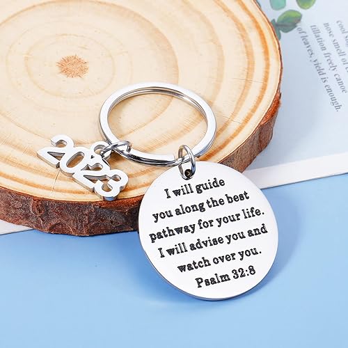 Miniatura 5 de GGOJAGST Regalo de confirmación de bautismo, llavero inspirador de versículo bíblico para mujeres, hombres, niñas, niños, regalo de Navidad,