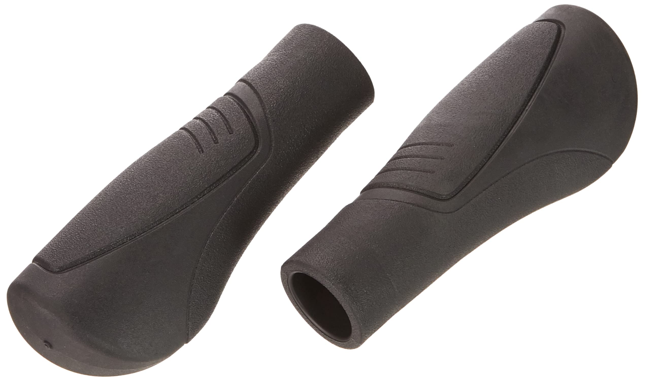 FISCHER Ergonomic Bicycle Handlebar Grips Relax, Black, One Size