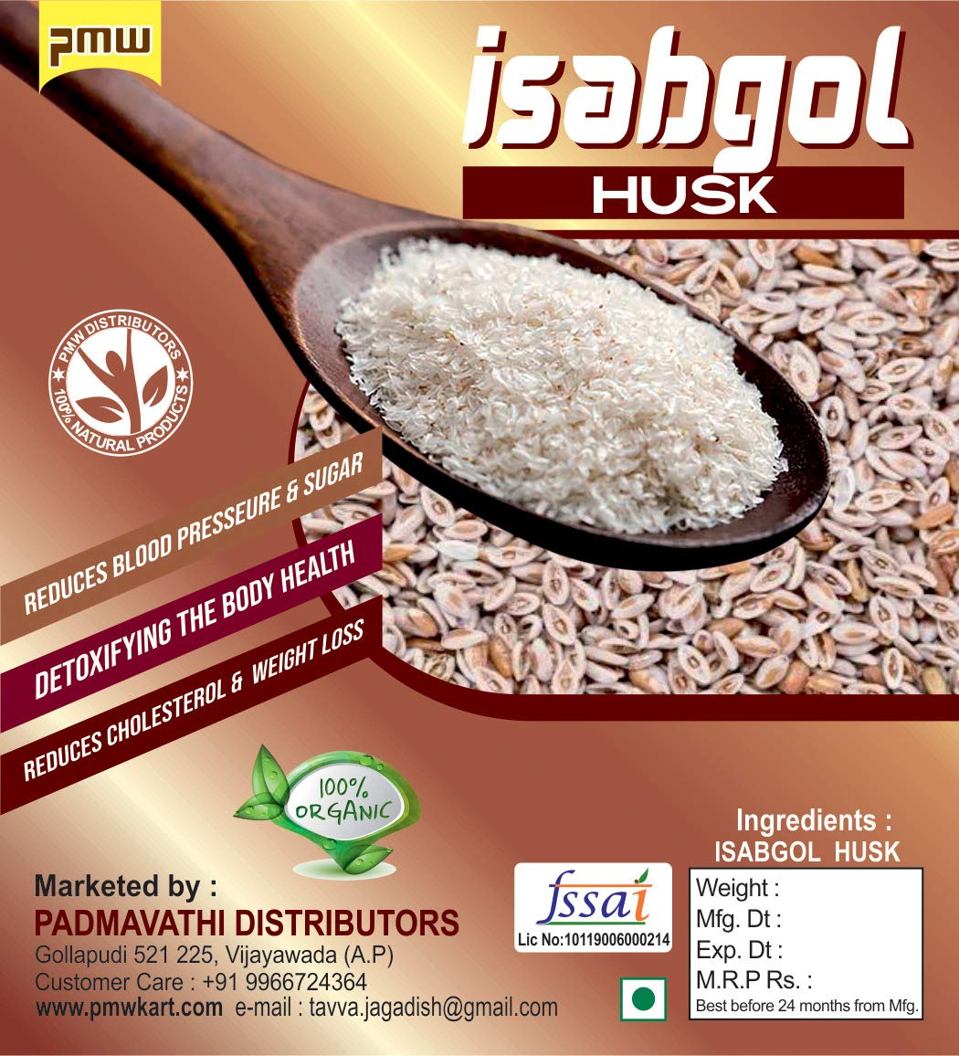 Buy Pmw Organic Sat Isabgol Seeds Husk Psyllium Seed Husk 100