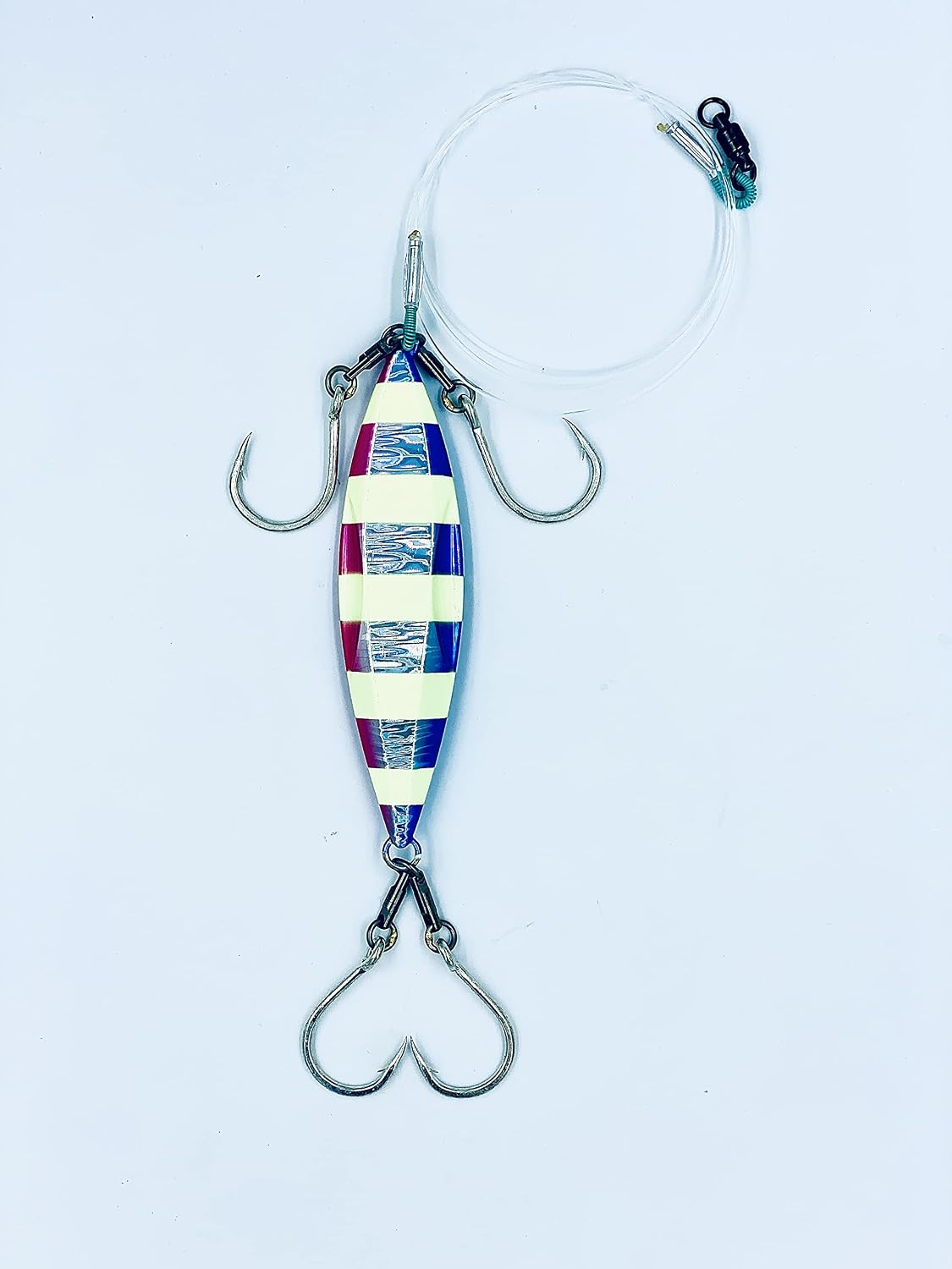 Tady TSP Tuna Pre-Rigged Slow Pitch Jigs Saltwater Jigging Lures for Tuna Fishing