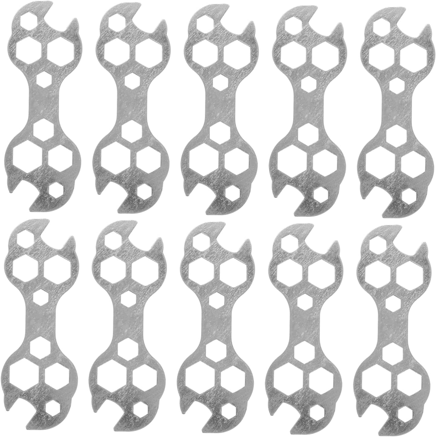 10pcs Bike Pedal Wrench Multi-functional Bike Repair Tool Kit Hexagonal Wrench Bicycle Tire Repair Mountain Tool Easy Install Disassemble