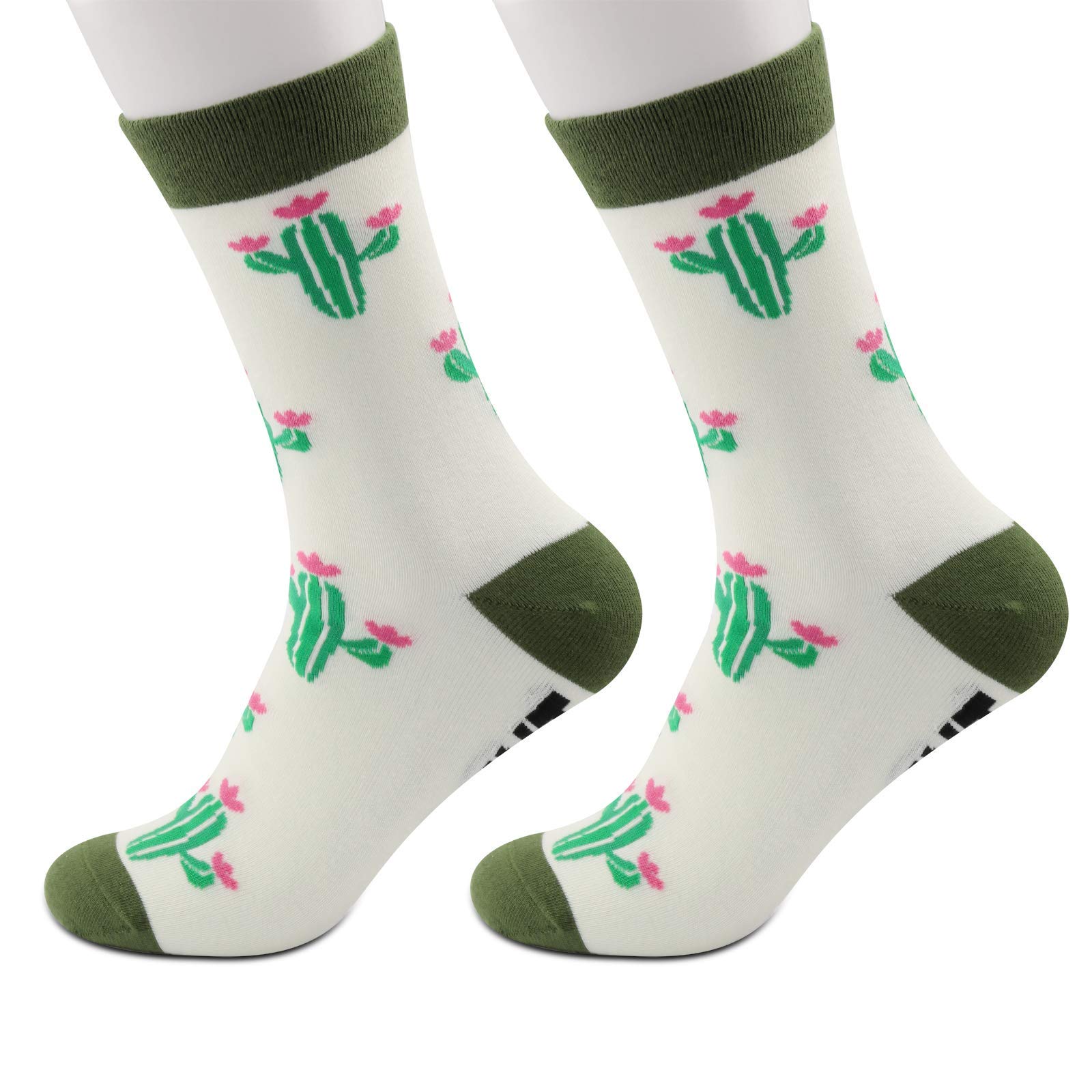 Nobrands Women's Stay Succulent Pyoul Cactus Socks Gardener Gift Cactus Lover Gift Socks Plant Lovers Merch (Stay Succulent)