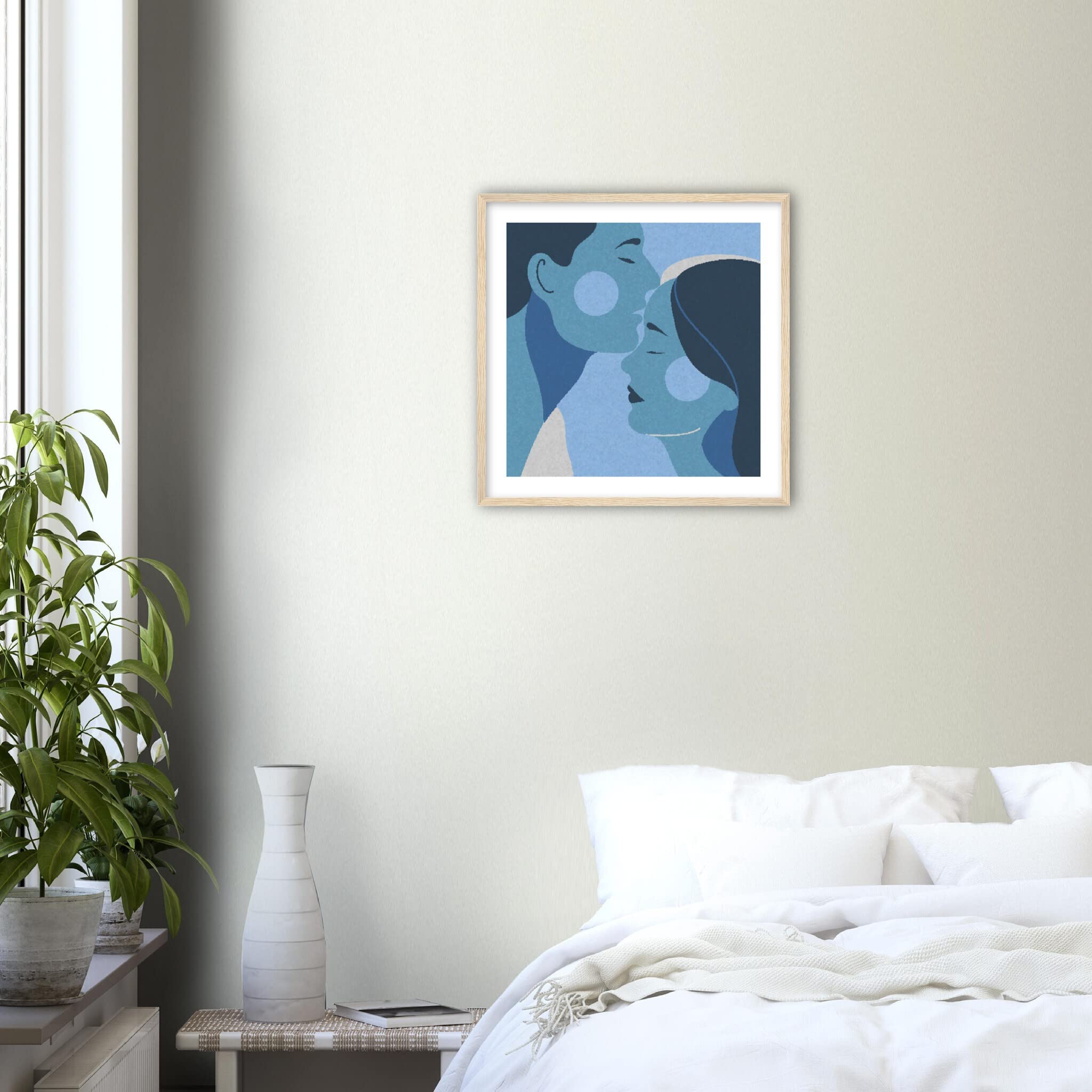 Décoration murale romantique pour sublimer l'ambiance de votre chambre à coucher