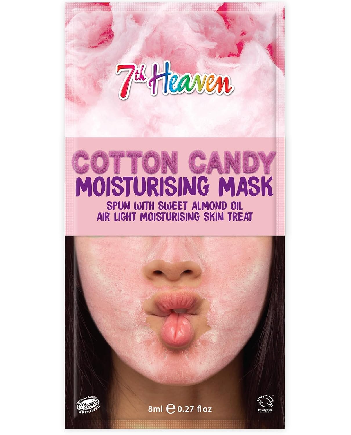 7th Heaven Cotton Candy Cream 8ml Face Mask Set with Vitamins image 2