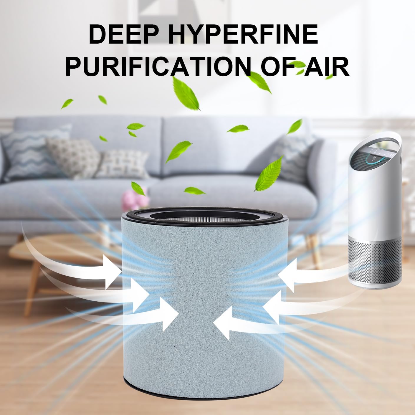 Z-3000 HEPA Filter Replacement for TruSens Z-3000 Air Purifier, 1 HEPA Filter + 3 Activated Carbon + 3 Pre-Filter - Image 3